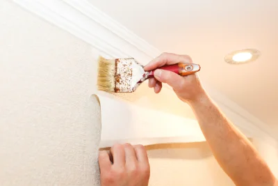 Pose de papier peint à Auriolles — revêtements muraux et toiles de verre